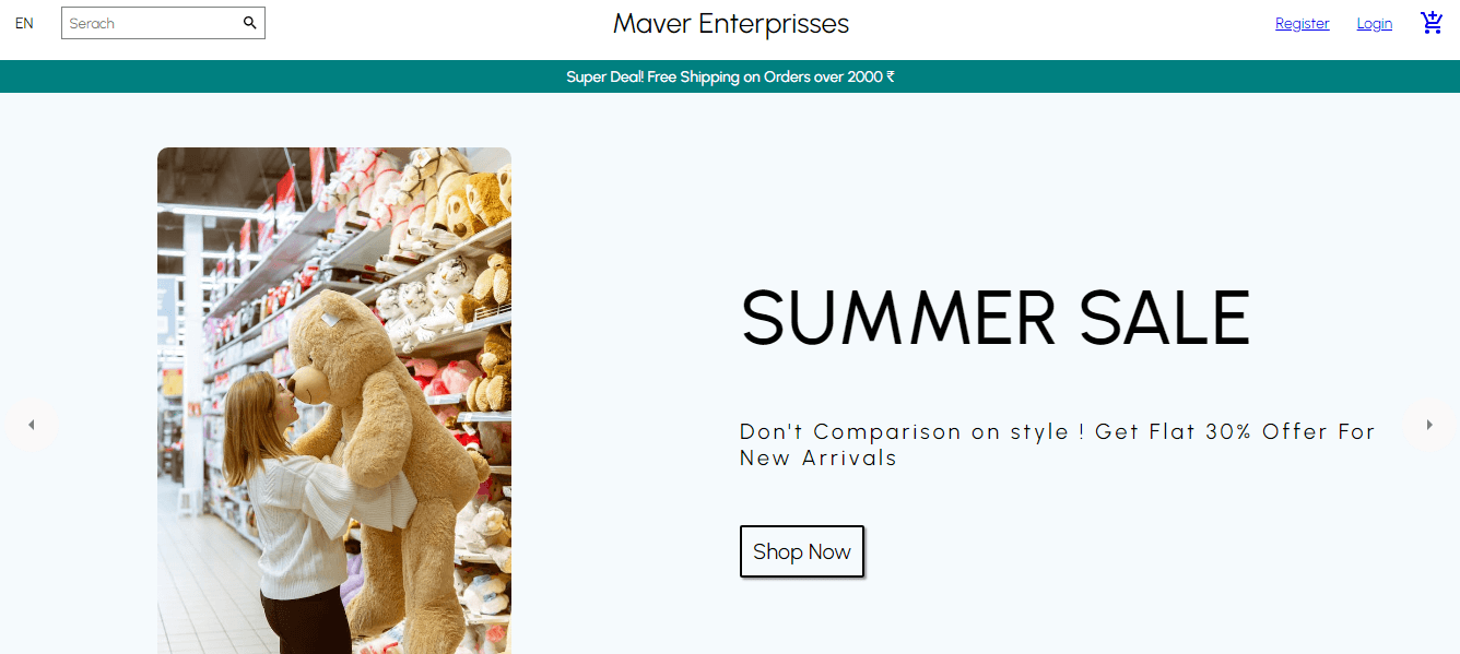 Maver Enterprises - E-commerce platform
